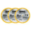 DeWalt Construction Saw Blade - 3-Piece Set - 10-in Dia - 32T And 60T - Tungsten Carbide Teeth -Ironclad Tools 00275578 L