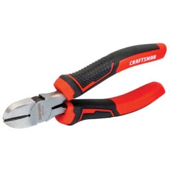 Craftsman Diagonal Cutting Pliers - 6in - Steel - Red And Black -Ironclad Tools 00276936b L