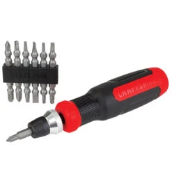 Craftsman Precision Screwdriver - Multi-Bits - 12-in-1 - Black And Red -Ironclad Tools 00276946b L