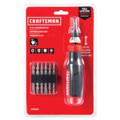 Craftsman Precision Screwdriver - Multi-Bits - 12-in-1 - Black And Red
