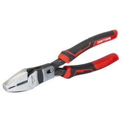 Craftsman Lineman's Pliers - Compound Act - 8" - Steel - Red And Black