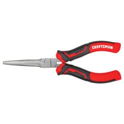 Craftsman Long-Nose Pliers - 5in - Mini - Steel - Red And Black -Ironclad Tools 00276982 L
