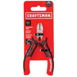 Craftsman Mini Diagonal Pliers - Bimaterial - 4.5'' -Ironclad Tools 00277005c L