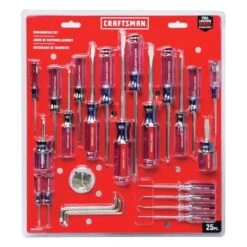 CRAFTSMAN Varied Phillips, Slotted, Square And TX Point Sizes-in Variety Pack Screwdriver -Ironclad Tools 00277008b L