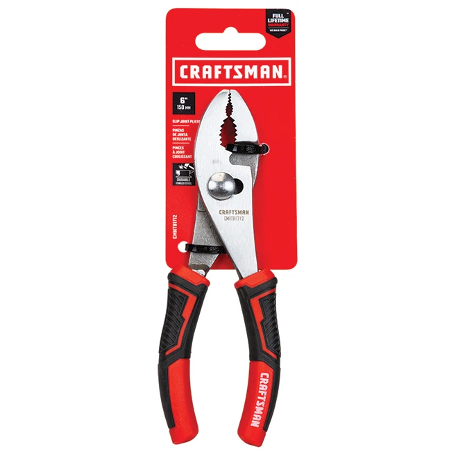 Craftsman Slip Joint Pliers - 6'' - Red And Black 3 Craftsman Slip Joint Pliers - 6'' - Red And Black