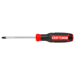 Craftsman Crosstip Screwdriver - Bi-Material - #2 X 4" - Red And Black