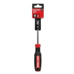 Craftsman Slotted Screwdriver - Bi-Material - 1/4" X 4" - Red And Black 7 Craftsman Slotted Screwdriver - Bi-Material - 1/4" X 4" - Red And Black -Ironclad Tools 00277054c L