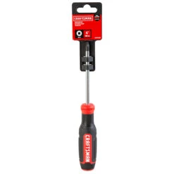 Craftsman Square Screwdriver - Bi-Material - #2 X 4" - Red And Black