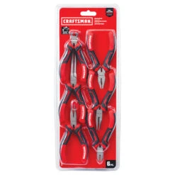 Craftsman Pliers Set - Mini - Steel - Red And Black - 6/Pk -Ironclad Tools 00277068c L
