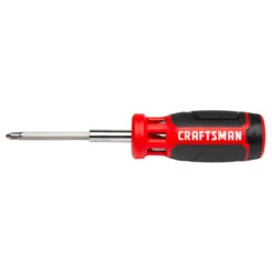 Craftsman Multi-Bit Screwdriver - Push-N-Pick - Red And Black