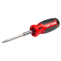 Craftsman Multi-Bit Screwdriver - Push-N-Pick - Red And Black -Ironclad Tools 00277092b L