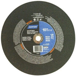 Norton Metal Cutting Blade - Type 1 - Black - 10-in Dia