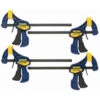 Irwin Quick-Grip Mini Clamps - Set Of 4 - 6" - Resin -Ironclad Tools 0244224 L