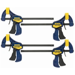 Irwin Quick-Grip Mini Clamps - Set Of 4 - 6" - Resin