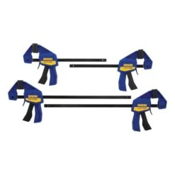 Irwin Quick-Grip Clamp Set 2 X 6-in And 2 X 12-in Pack Of 4 -Ironclad Tools 02445318 L