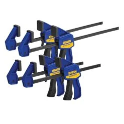 Irwin Quick-Grip Clamp Set 2 X 6-in And 2 X 12-in Pack Of 4 -Ironclad Tools 02445318d L