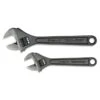 IRWIN Vise-Grip 6 And 8-in Black Oxide Adjustable Wrench - 2-Pack -Ironclad Tools 02445367 L