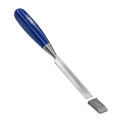 Record Professional Wood Chisel - Plastic Handle - Steel Beveled Blade - 1 1/4-in W Blade