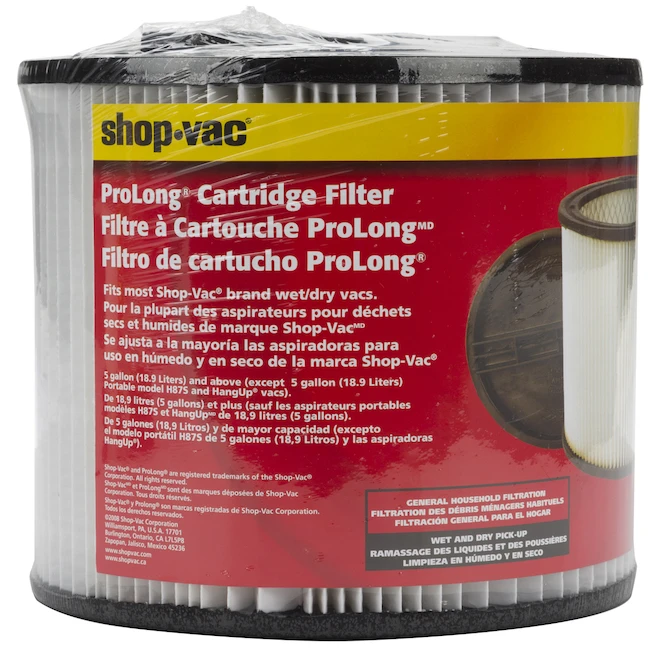 Shop-Vac Vacuum Cartridge Filter - Model 903-04 - Paper 4 Shop-Vac Vacuum Cartridge Filter - Model 903-04 - Paper - Image 2