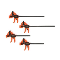 Pony Expandable Steel Ratchet Clamp Set - 2x 6-in 2x 12-in