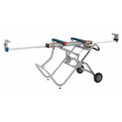 Bosch Gravity-Rise Rolling Mitre Saw Stand - Grey - 300-lb Capacity - Steel -Ironclad Tools 1983257b L
