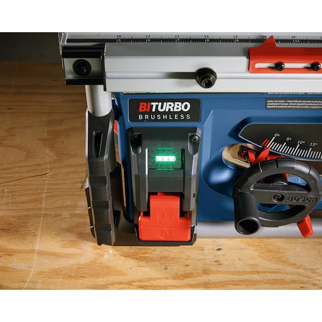 Bosch PROFACTOR 18V 8-1/4 In. Portable Table Saw Kit With (1) CORE18V 8.0 Ah PROFACTOR Performance Battery 7 Bosch PROFACTOR 18V 8-1/4 In. Portable Table Saw Kit With (1) CORE18V 8.0 Ah PROFACTOR Performance Battery - Image 5