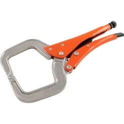 Grip-on 12-in Aluminum Alloy Welding Locking C-Clamp Pliers