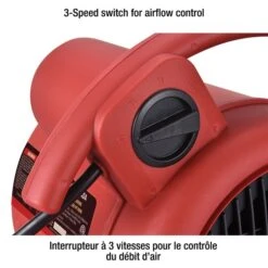 King Canada Performance Plus 1/8-HP 550 CFM Air Mover -Ironclad Tools 331002038 AlternateImage3 l