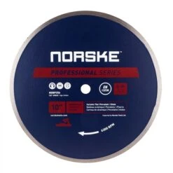 Norske 10-in Continuous Diamond Blade For Wet Cut Only