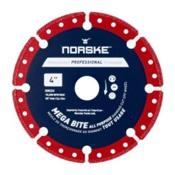Norske 4-in Wet Cut Only Segmented Turbo Diamond Blade