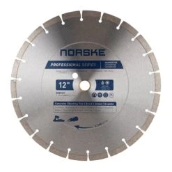 Norske 12-in Dry Cut Only Segmented Diamond Blade