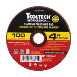 Tooltech Workbench Polishing Pad And Adaptor - 8-Piece Set