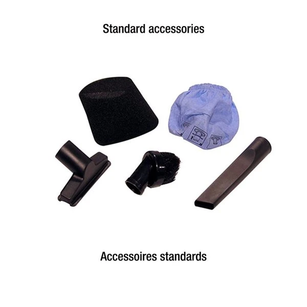 King Canada 2.5-Gallon (7.5-L) 2-HP Wet/Dry Corded Shop Vacuum 4 King Canada 2.5-Gallon (7.5-L) 2-HP Wet/Dry Corded Shop Vacuum - Image 2