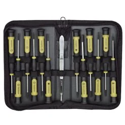 PROXXON MICRO Screwdriver Set With Zippered Case - 13-Piece