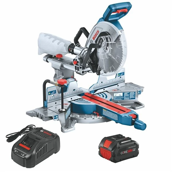 Bosch Profactor 10-in 8 A 18 V Dual Slide Compound Cordless Miter Saw - Battery Included 3 Bosch Profactor 10-in 8 A 18 V Dual Slide Compound Cordless Miter Saw - Battery Included