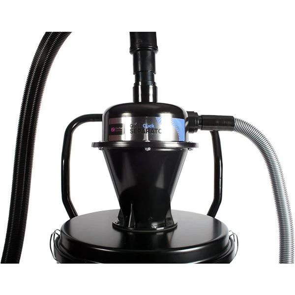 VPC Quick Click Dust Collection Hose - 10-gal Stainless Steel Separator (30 Ft) 5 VPC Quick Click Dust Collection Hose - 10-gal Stainless Steel Separator (30 Ft) - Image 3