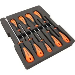 Dynamic Tools 10-Piece Assorted Screwdriver Set With Foam Tool Organizer -Ironclad Tools 332016318 AlternateImage1 l