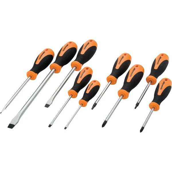 Dynamic Tools 9-Piece Assorted Screwdriver Set With Comfort Grip Handle 4 Dynamic Tools 9-Piece Assorted Screwdriver Set With Comfort Grip Handle - Image 2
