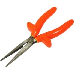 Gray Tools 8-in Needle Nose Straight Cutter Pliers, 2-3/4-in Jaw, 1000V Insulated -Ironclad Tools 332017363 MainImage 001 l