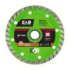 EXCHANGE-A-BLADE EAB Green Turbo Diamond Circular Saw Blade - Alloy Steel - 4 1/2-in Dia - 5/8-7/8-in Arbour -Ironclad Tools 34595614 L