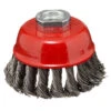 EXCHANGE-A-BLADE EAB Stay Sharp Knotted Wire Brush Cup - 3-in Dia - 5/8-11-in Threaded Arbour - Carbon Steel 1 EXCHANGE-A-BLADE EAB Stay Sharp Knotted Wire Brush Cup - 3-in Dia - 5/8-11-in Threaded Arbour - Carbon Steel -Ironclad Tools 34595875 L