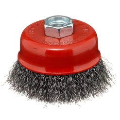 EXCHANGE-A-BLADE EAB Threaded Arbor Cup Brush - Carbon Steel - Crimped Wire - 1 Per Pack - 3-in Dia