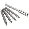 Picquic Screwdriver Bit With Extension Kit - Power Bit - Steel - Set Of 4 -Ironclad Tools 3783007 L