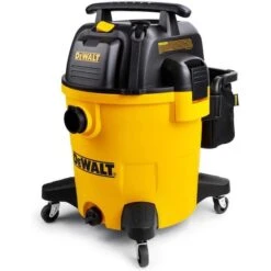DeWalt 12-Gal. 5.5 HP Wet And Dry Plastic Vacuum With Cartridge Filter And Accessory Bag Included