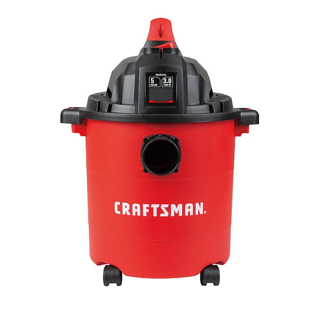Craftsman 120 V 5-Gal. 3 HP Corded Portable Wet/Dry Shop Vacuum 6 Craftsman 120 V 5-Gal. 3 HP Corded Portable Wet/Dry Shop Vacuum - Image 4