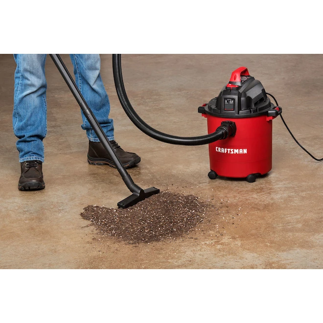 Craftsman 120 V 5-Gal. 3 HP Corded Portable Wet/Dry Shop Vacuum 4 Craftsman 120 V 5-Gal. 3 HP Corded Portable Wet/Dry Shop Vacuum - Image 2