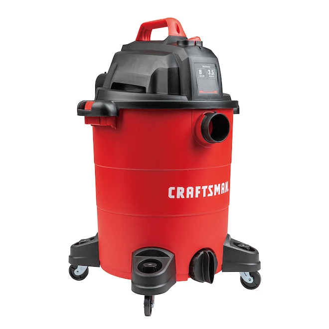 Craftsman 120 V 8-Gal. 3.5 HP Corded Portable Wet/Dry Shop Vacuum 6 Craftsman 120 V 8-Gal. 3.5 HP Corded Portable Wet/Dry Shop Vacuum - Image 4