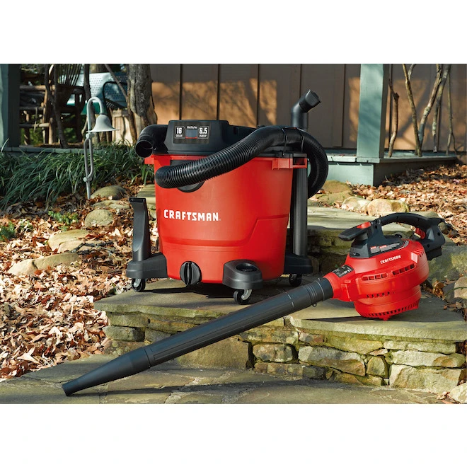 Craftsman 120 V 16-Gal. 6.5 HP Corded Portable Wet/Dry Shop Vacuum 5 Craftsman 120 V 16-Gal. 6.5 HP Corded Portable Wet/Dry Shop Vacuum - Image 3