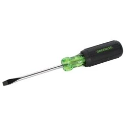 Greenlee 1/4-in Cabinet Tip 4-in Flat Screwdriver