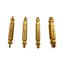 Speed Out Screw Extractor Kit - Titanium - 4 Pieces